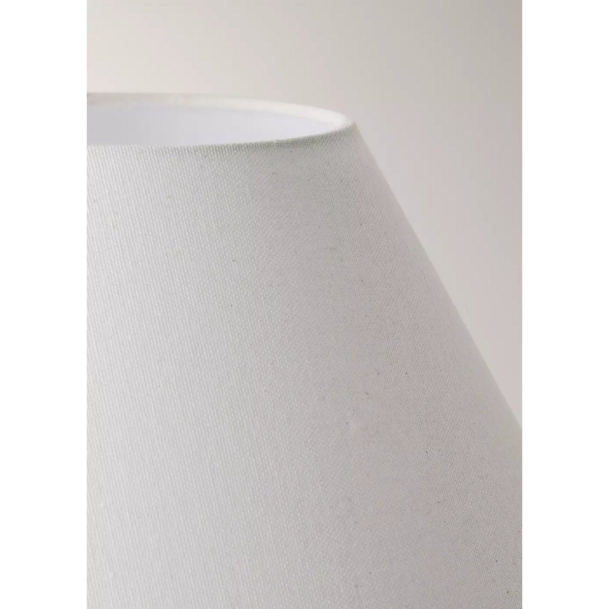 Lampe de table en fibre de verre blanc, MANGO HOME