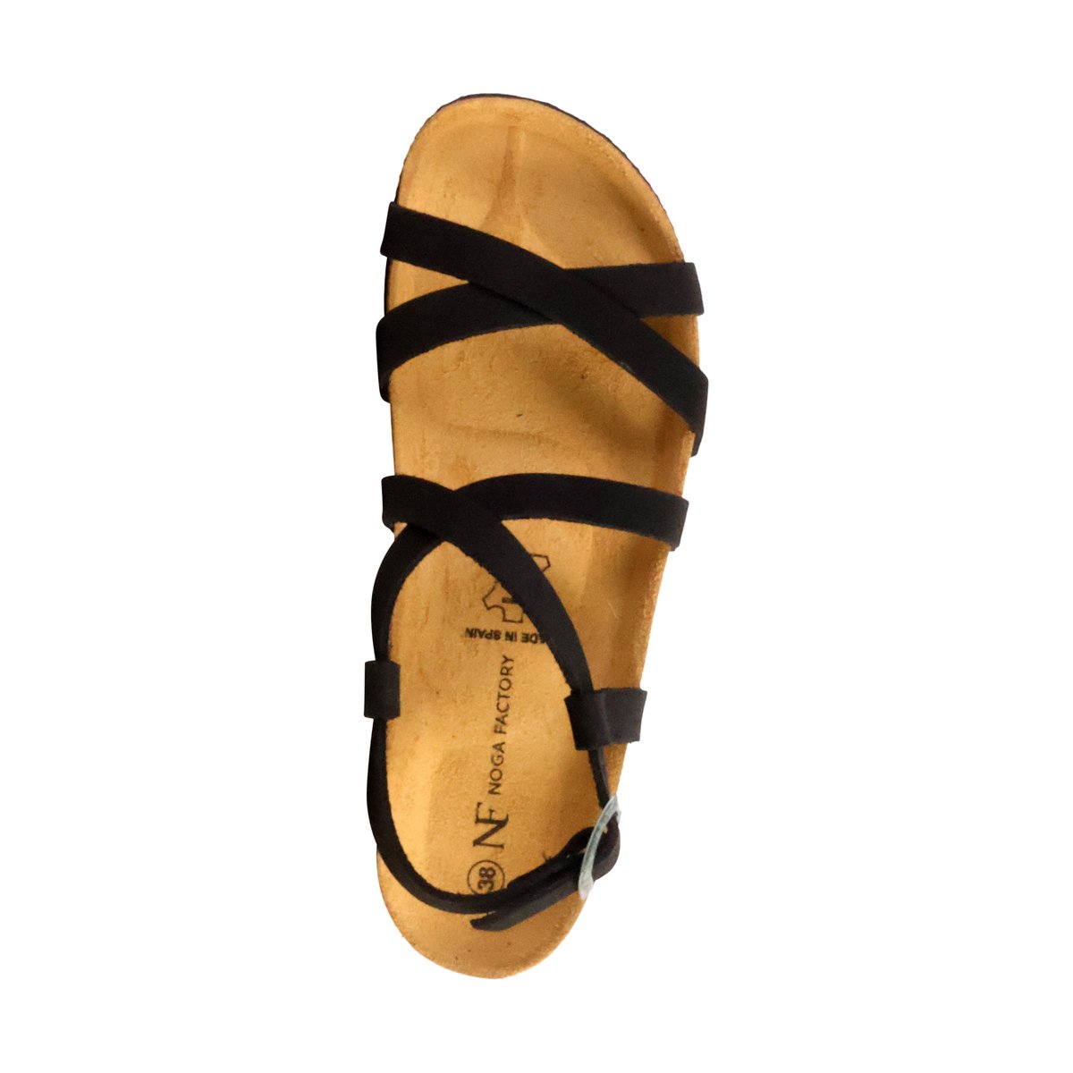 Sandales Cuir Noga Tahel Edge noir, THE DIVINE FACTORY