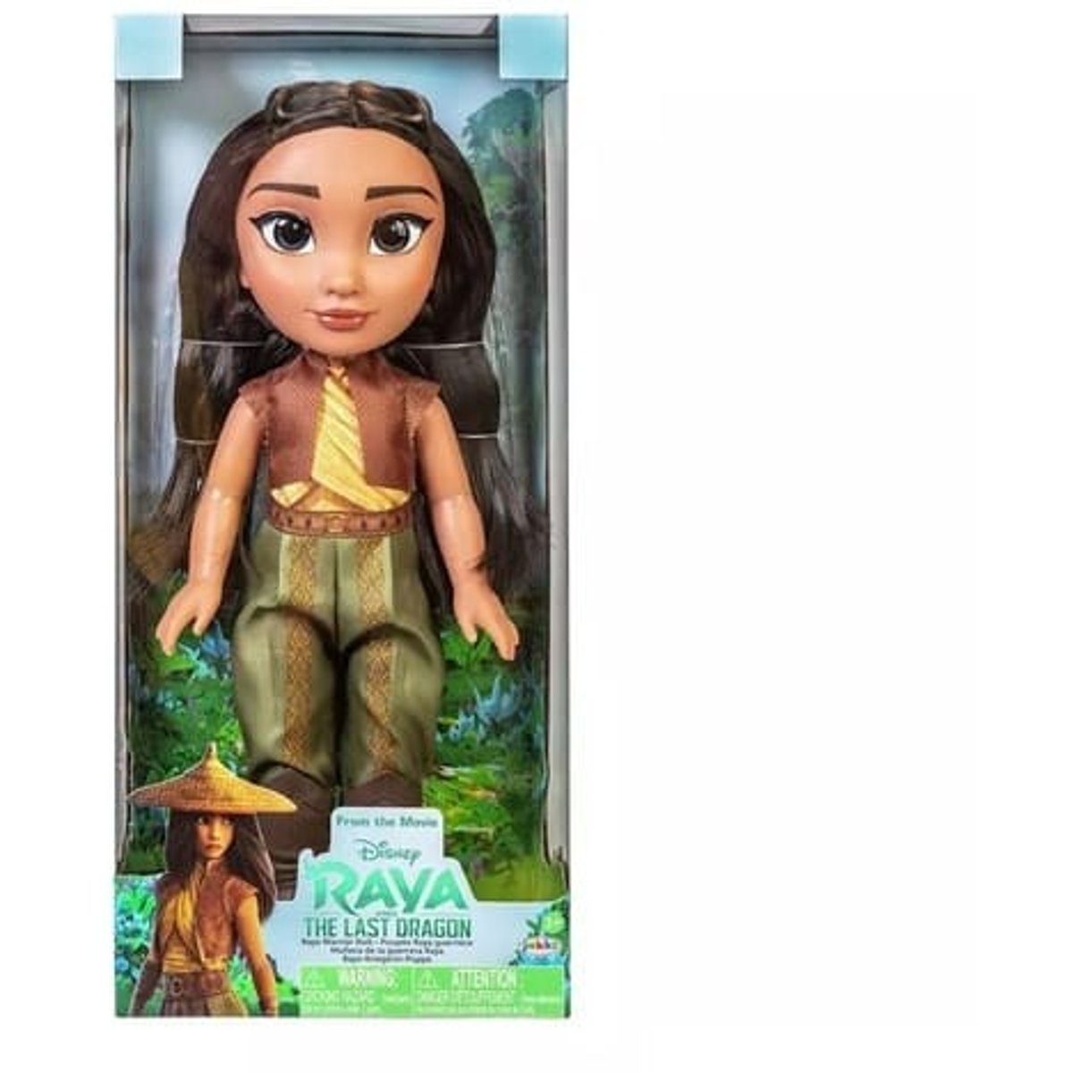 Disney Poupée Raya En Plastique - 38 Cm multicolore, DISNEY