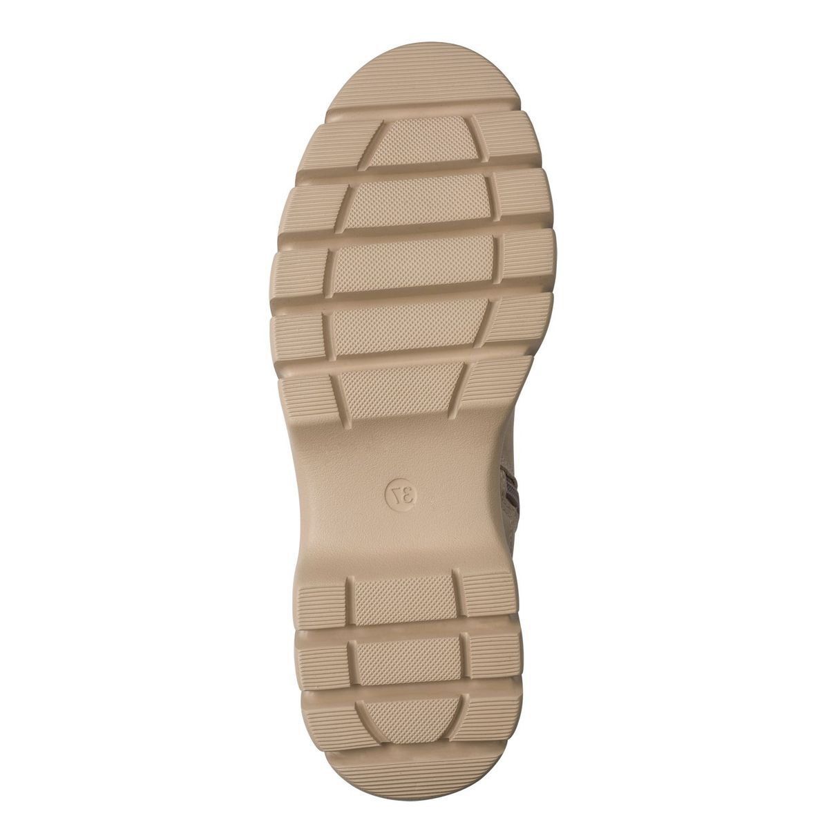 Bottine en cuir marron taupe, MARCO TOZZI