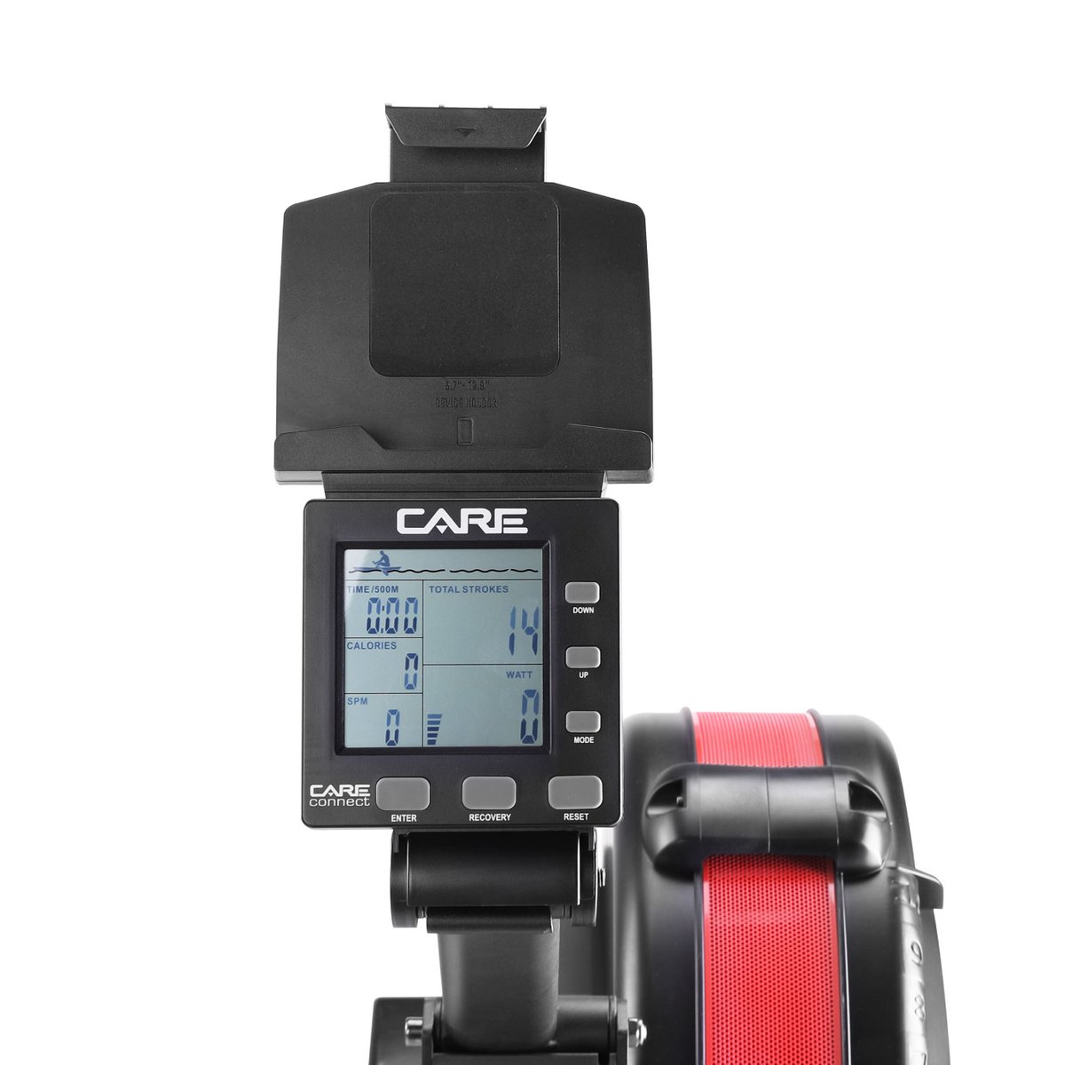 Rameur - CARE - AIR ROWER connecté noir, CARE FITNESS