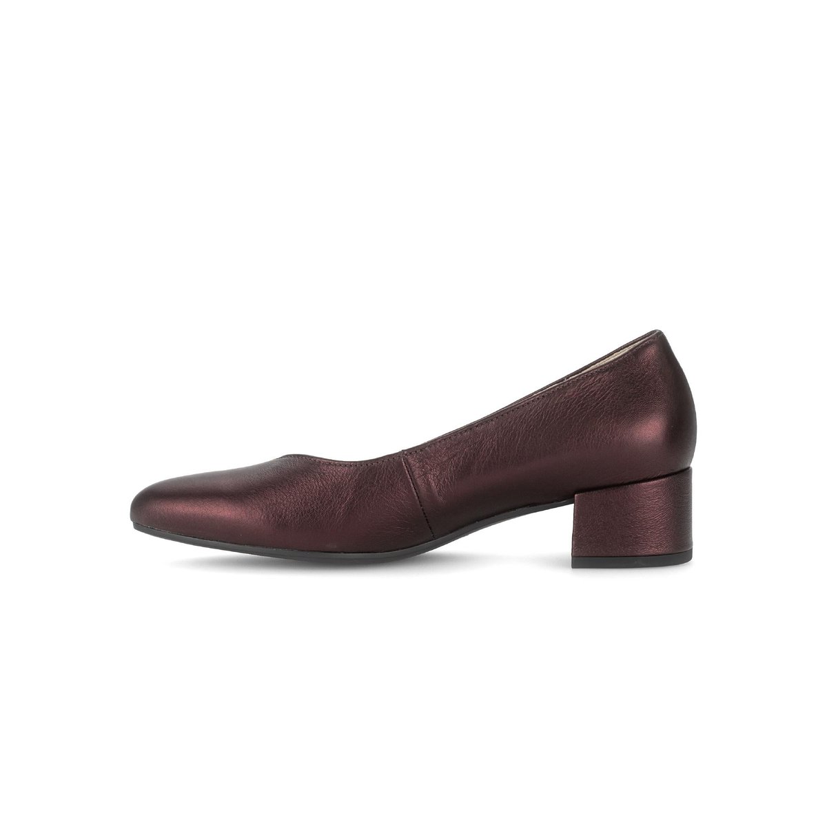 Escarpins en cuir à talon décroché rouge, GABOR