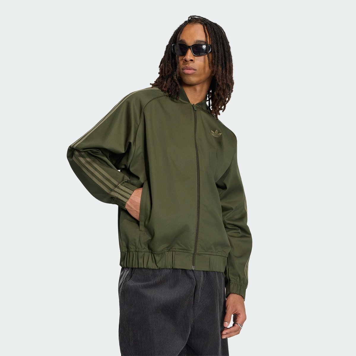 Veste De Survêtement En Coton Sergé Sst Adicolor Classics Veste De Survêtement En Coton Sergé Sst Adicolor Classics night cargo, adidas Originals
