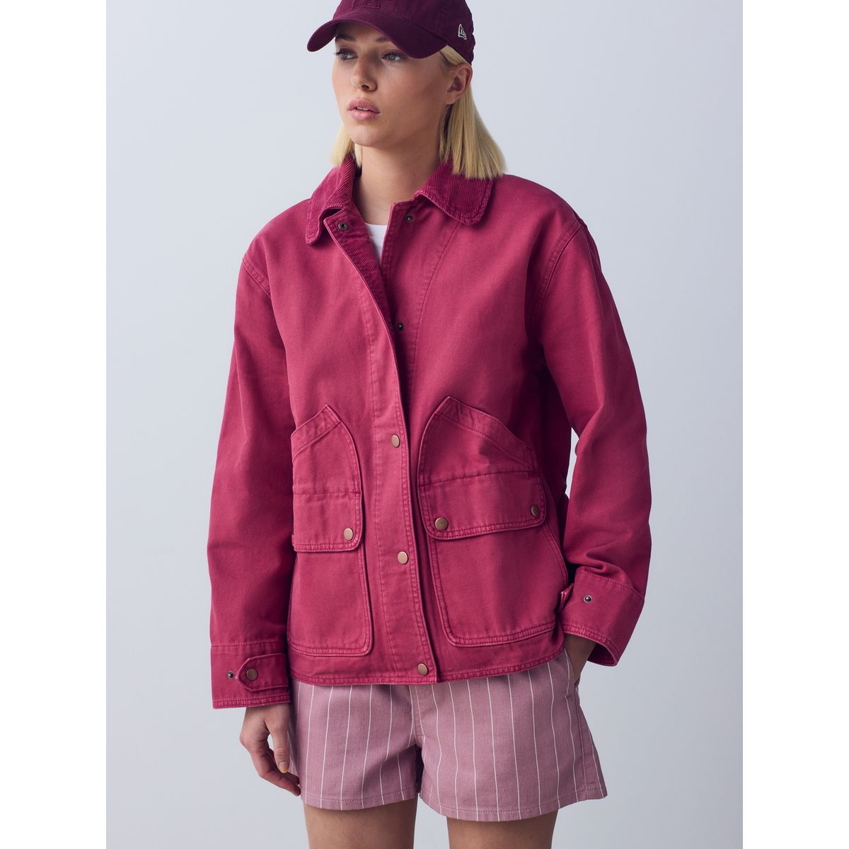 Veste chore en coton rose, NEXT