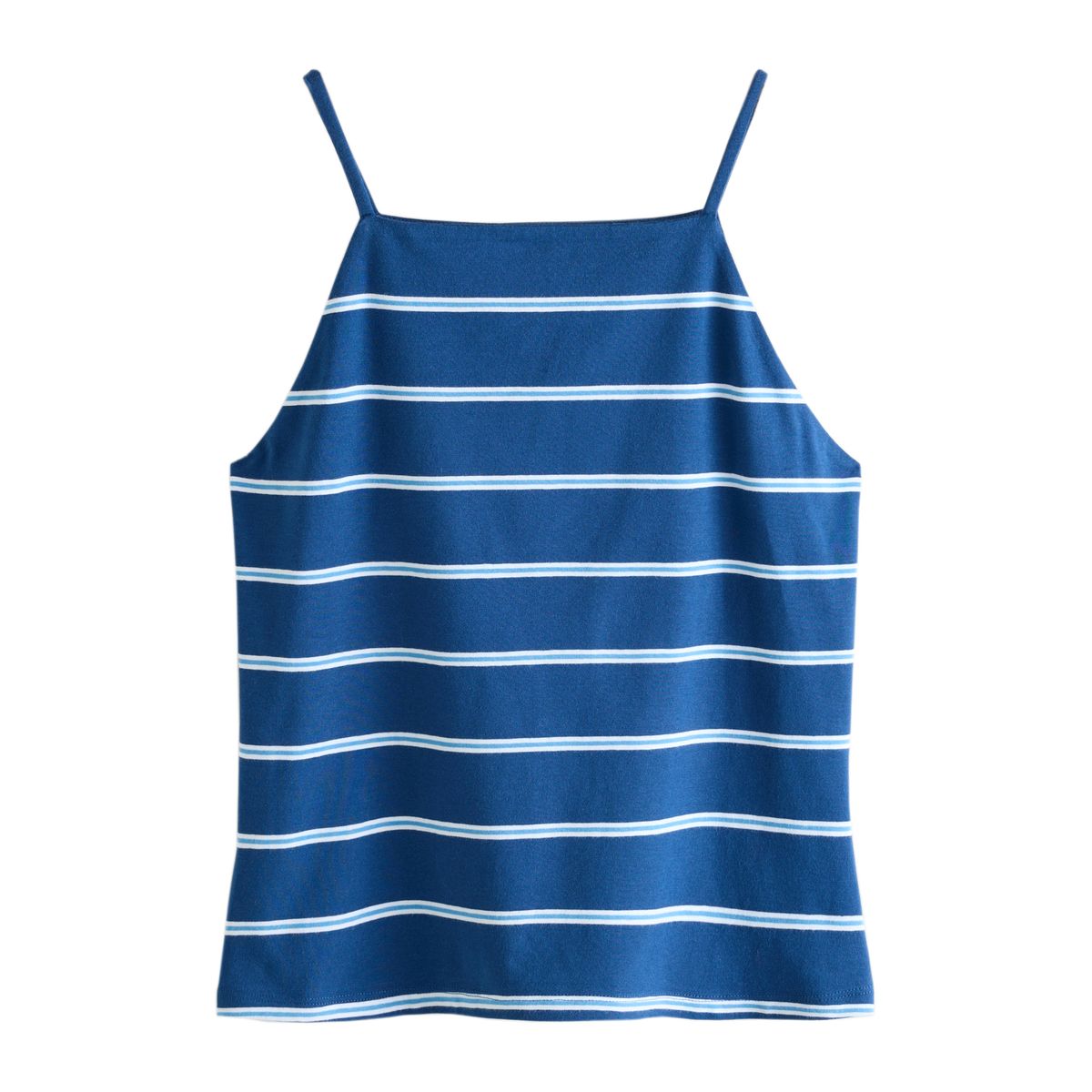Débardeur style chasuble à fines bretelles bleu marine rayé, NEXT