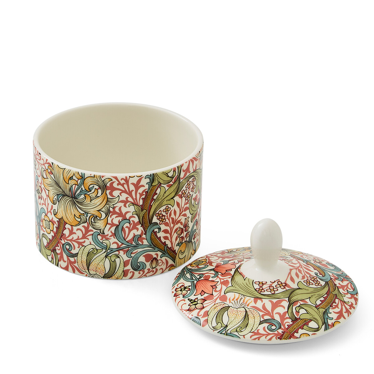 Morris & Co. Golden Lily Sugar Bowl with Lid multi-coloured, MORRIS & CO.