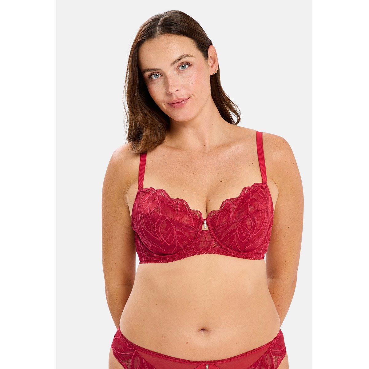 Soutien-gorge ALIÉNOR pourpre, SANS COMPLEXE