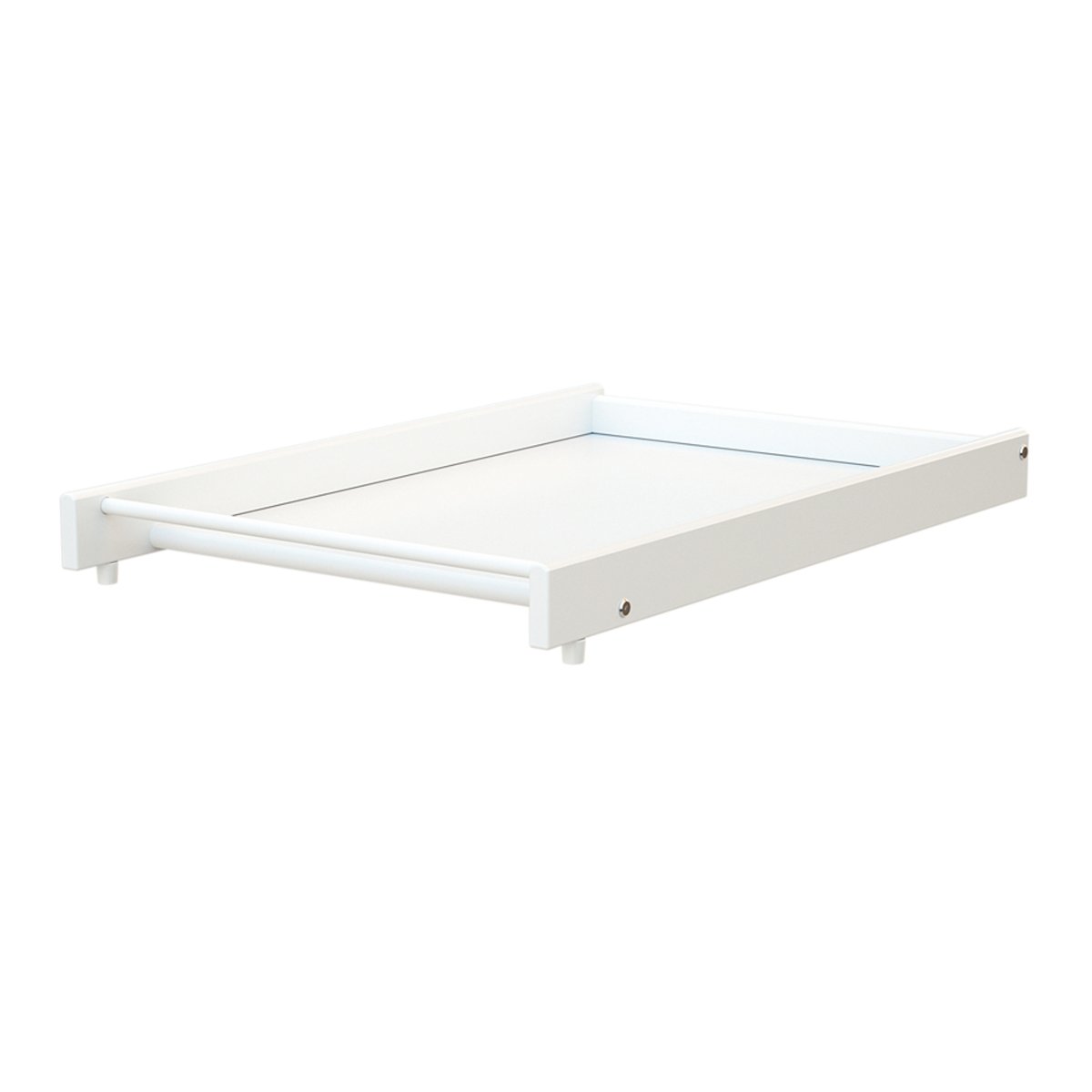 Plan à langer amovible pour lit bébé en bois MONA blanc, AT4