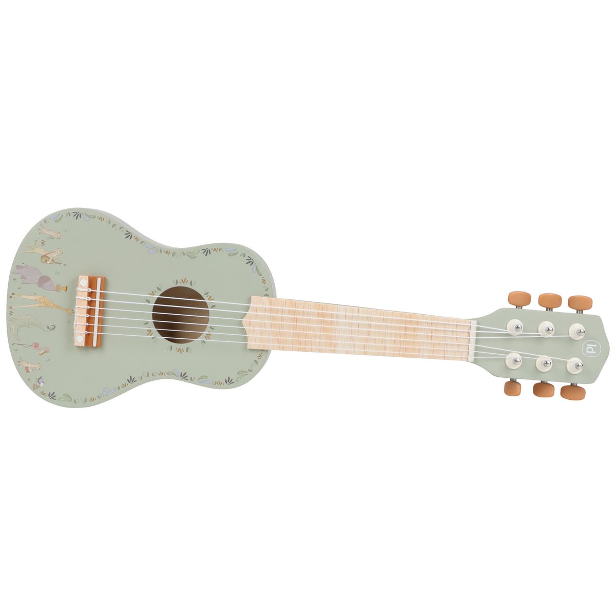 Guitare vert,bois, LITTLE DUTCH