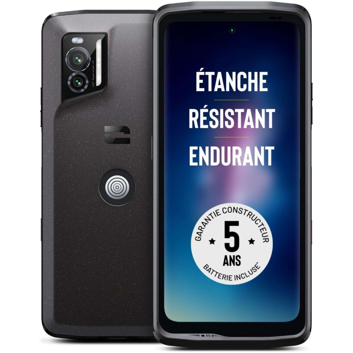 Smartphone Stellar-X5s noir couleur unique, CROSSCALL