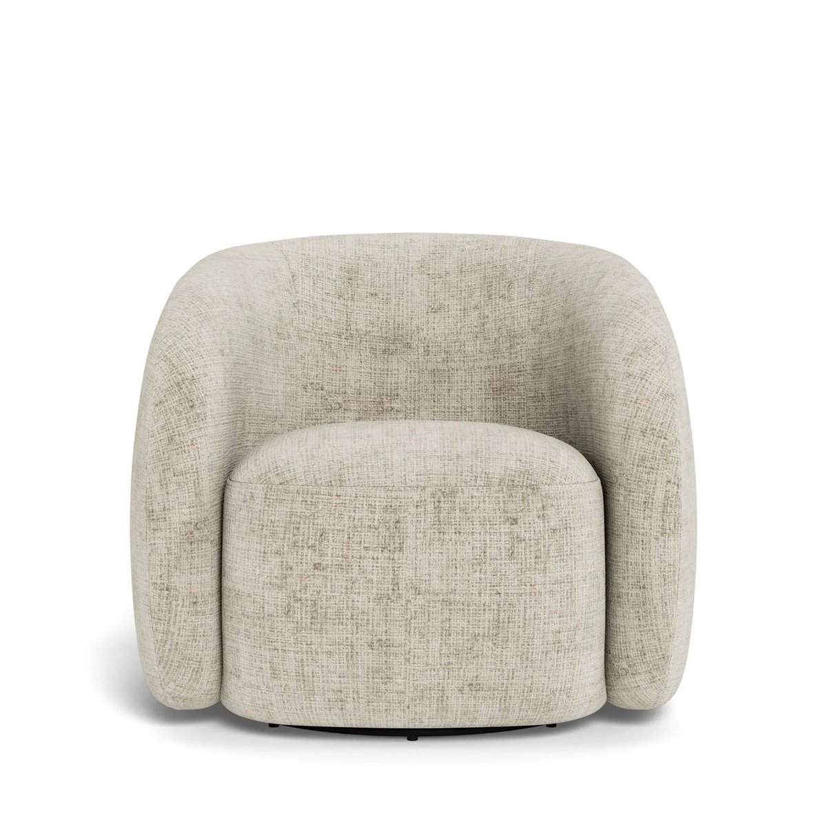 Fauteuil lounge pivotant en tissu beige - NOVA beige, HELLIN, DEPUIS 1862