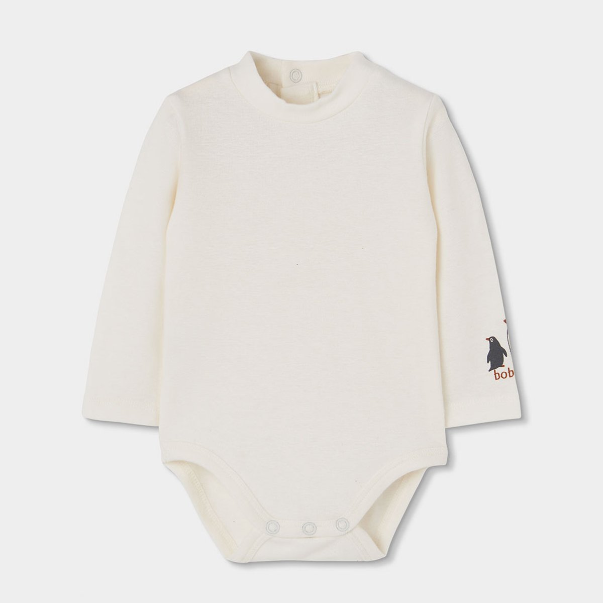 Ensemble bébé garçon imprimé pingouin gris, BOBOLI