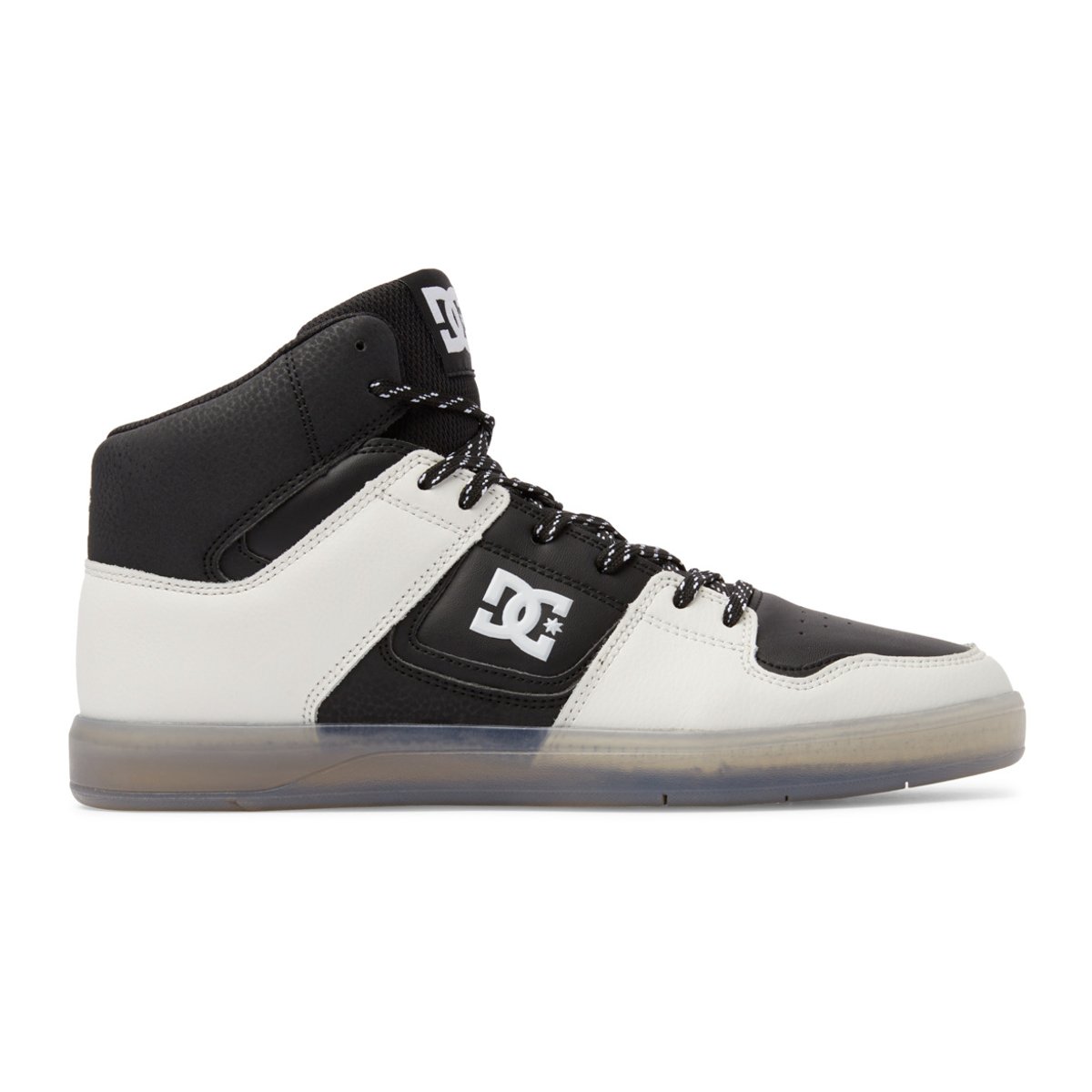 Chaussures de skate montantes en cuir. noir black/cream, DC SHOES