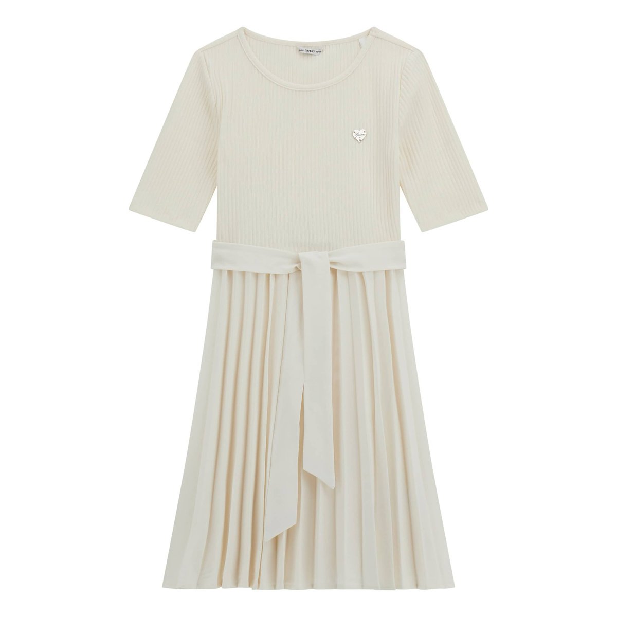Robe Midi Plissée crème, GUESS KIDS