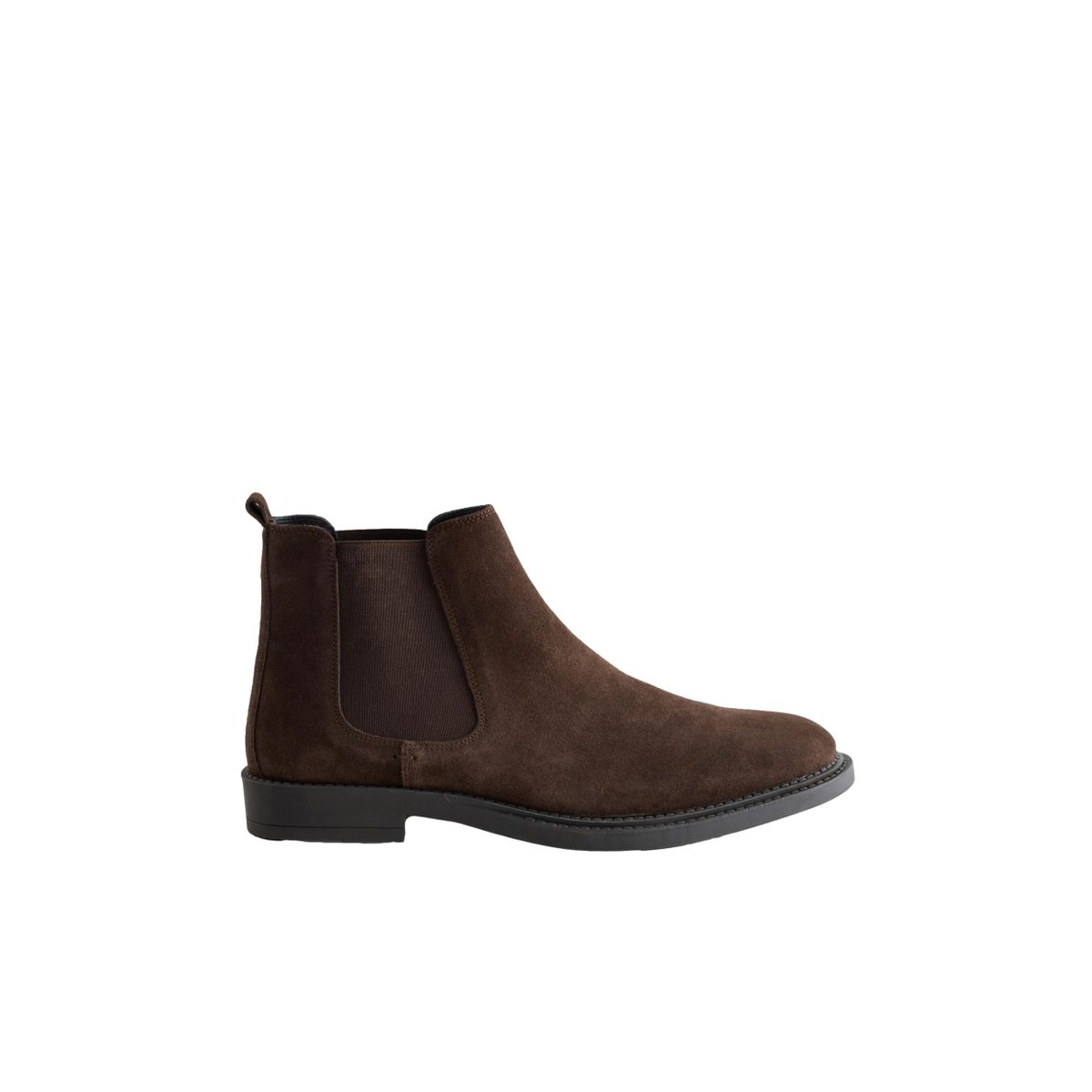 Bottines chelsea habillées en daim marron, NEXT