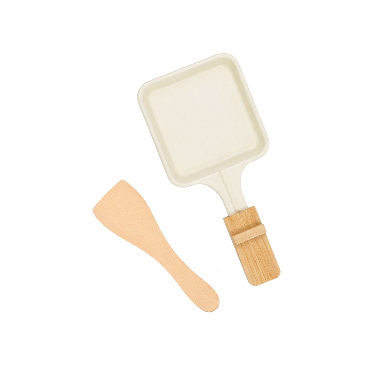 Appareil à raclette 4 personnes beige-naturel-noir, MENASTYL
