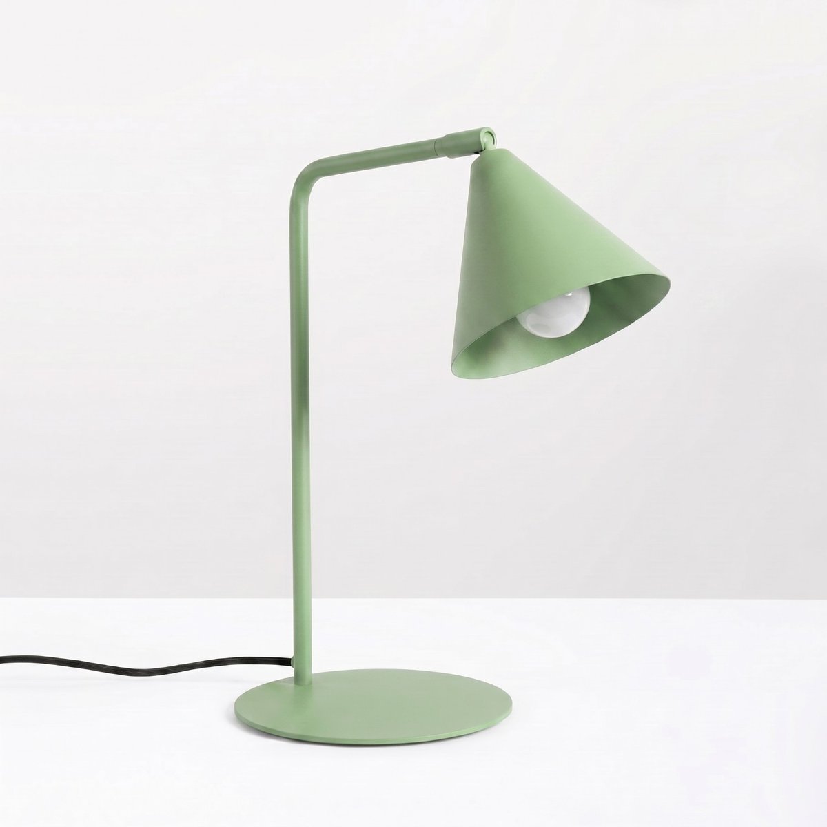Lampe de bureau Acier Sauge E14 1 Nox sauge, EDEN