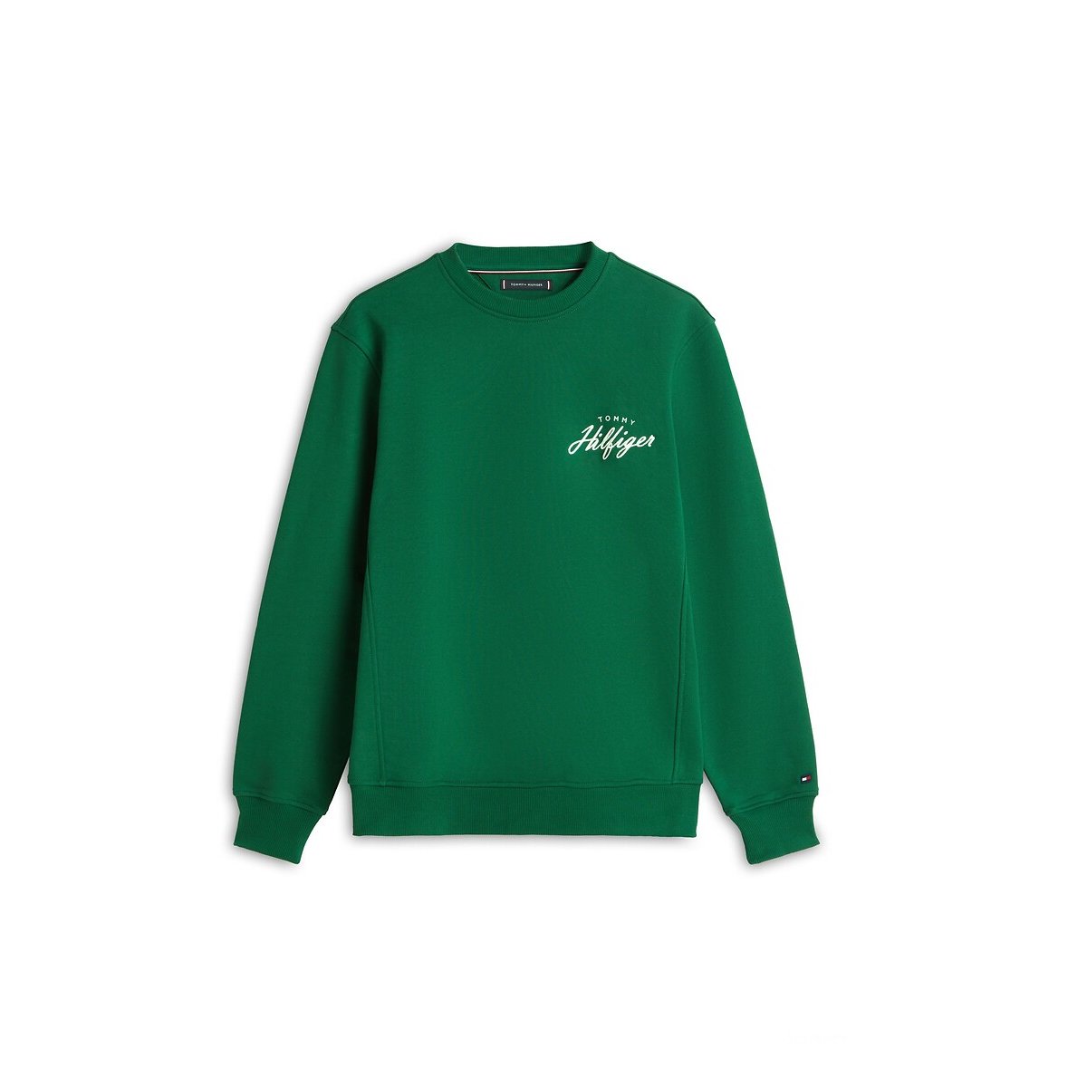 Crew Neck Sweatshirt emerald green, TOMMY HILFIGER