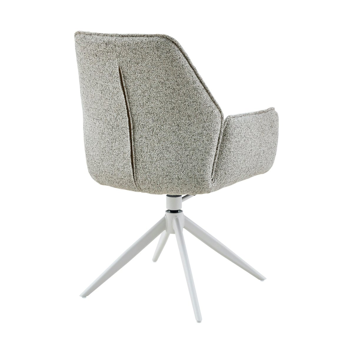 Chaise pivotante à accoudoirs (lot de 2) CORTINA greige, PIER IMPORT