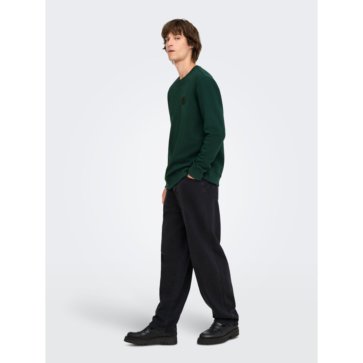 Sweat-Shirt verte - pine grove 1, ONLY & SONS