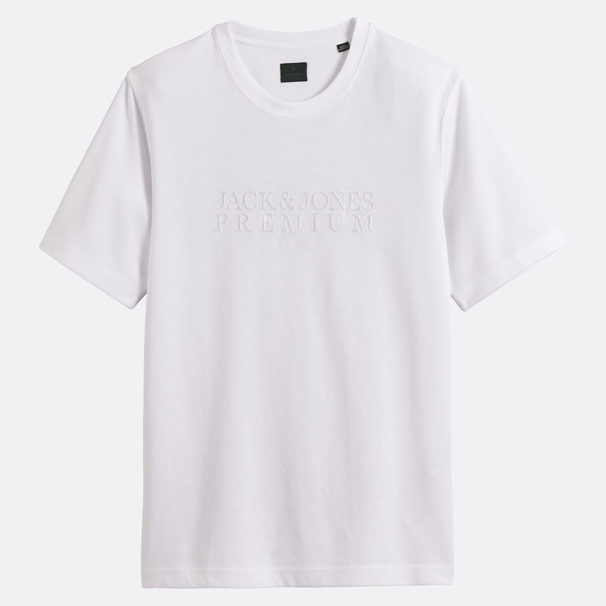 T-shirt maniche corte bianco, JACK & JONES