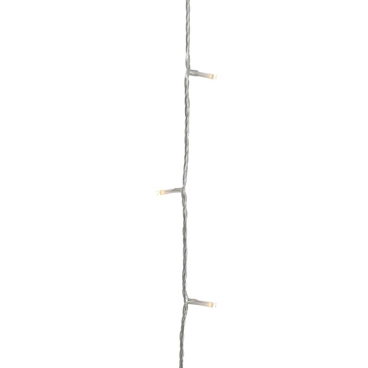 Rideau lumineux de façade d'extérieur 4 x 2 m 800 LED blanc froid à effets avec minuteur sur secteur blanc chaud, ATMOSPHERA