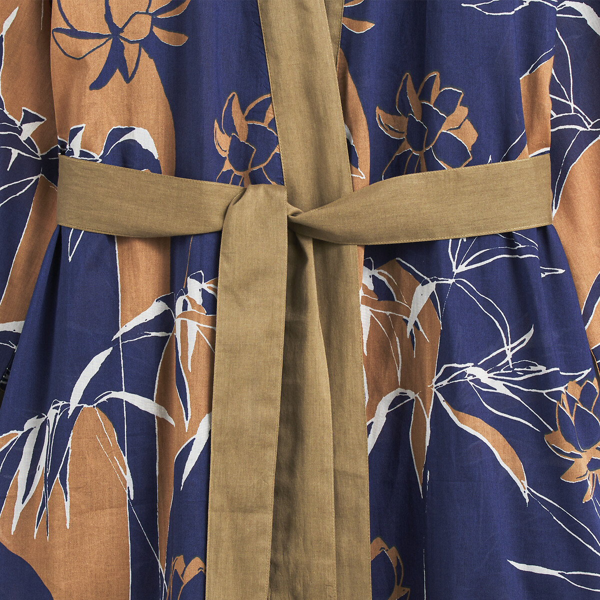 Peignoir kimono voile de coton, Kalang imprimé, LA REDOUTE INTERIEURS