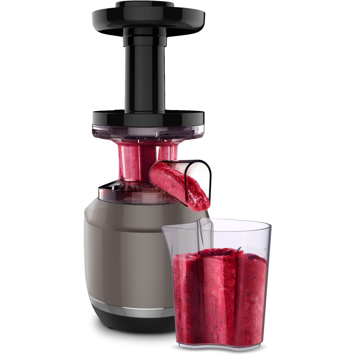 Extracteur De Jus Juice & Clean Alu Zu420e10 noir, alu, MOULINEX