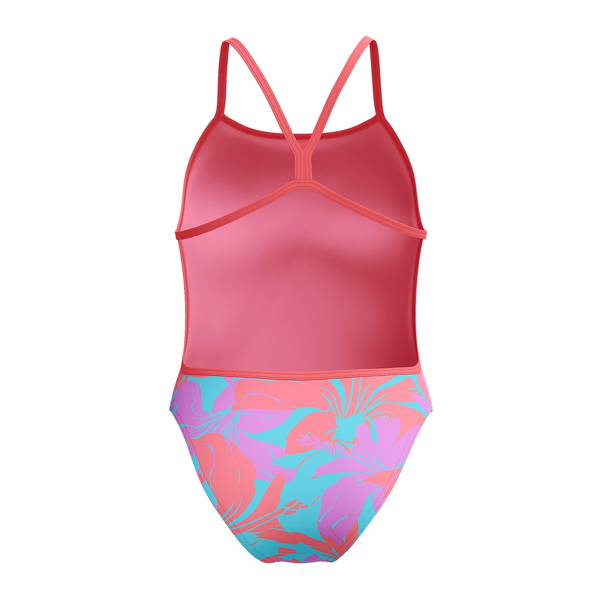 Digital Swimsuit pink floral print, SPEEDO