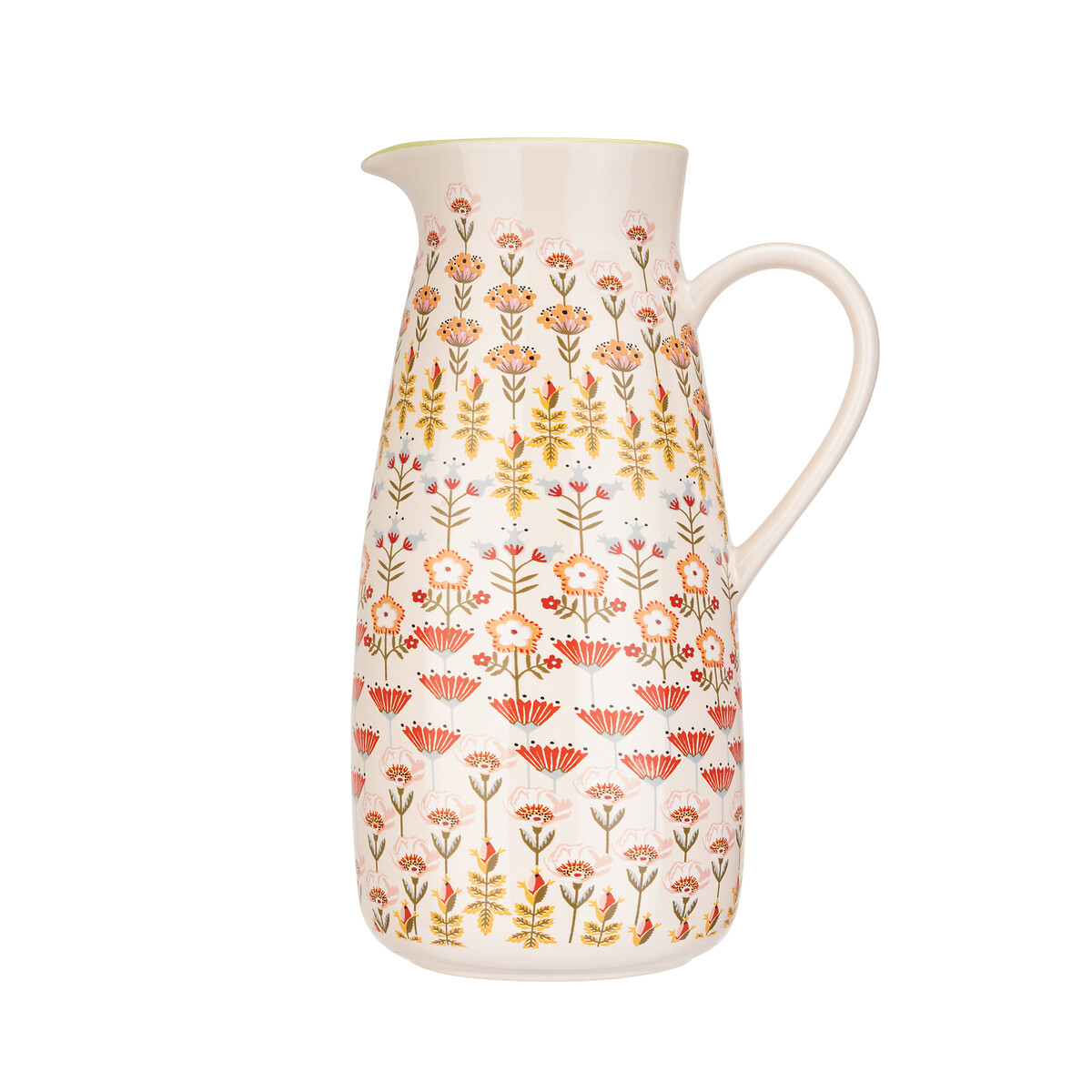 1.7L Painted Table Ceramic Pitcher Jug multi-coloured, CATH KIDSTON