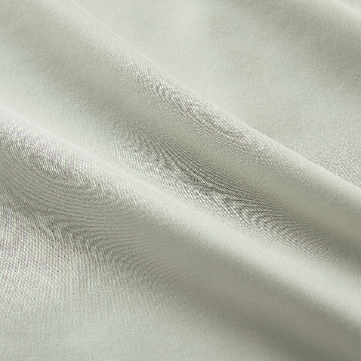 Drap plat en percale de lyocell et coton, LONA bleu céladon, LA REDOUTE INTERIEURS