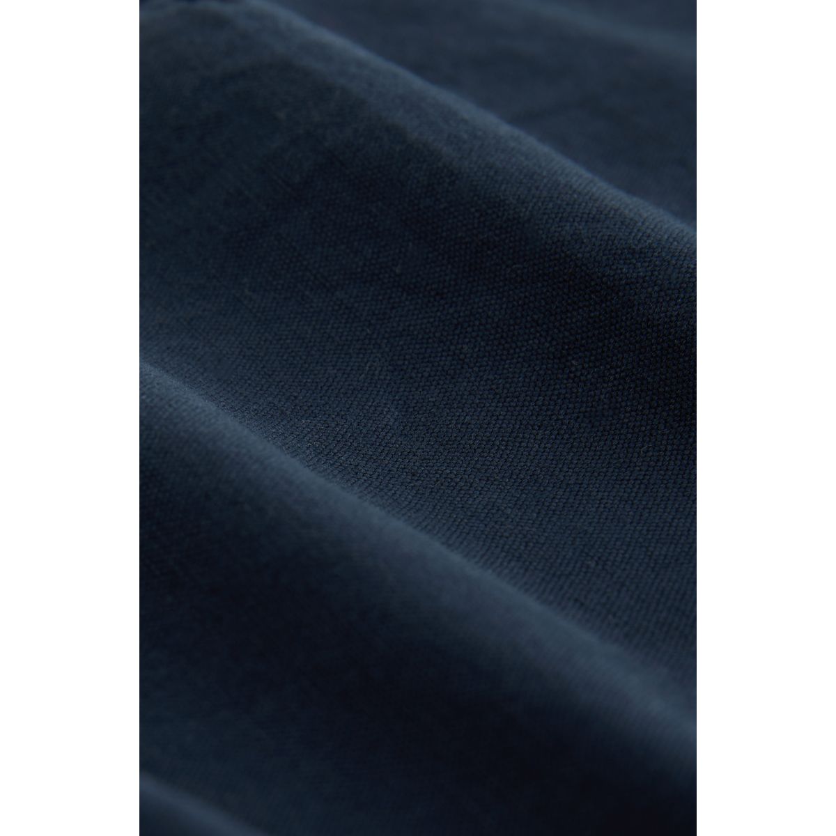 Pantalon en lin et coton avec poches fatigue bleu marine, NEXT