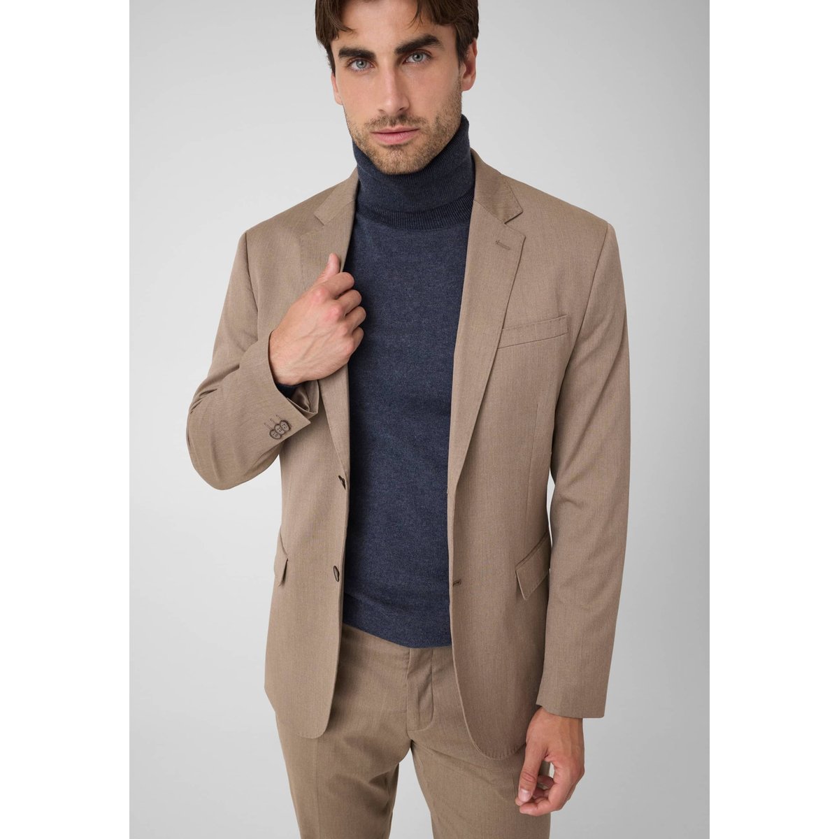 Blazer En Mélange De Viscose marron, GUESS