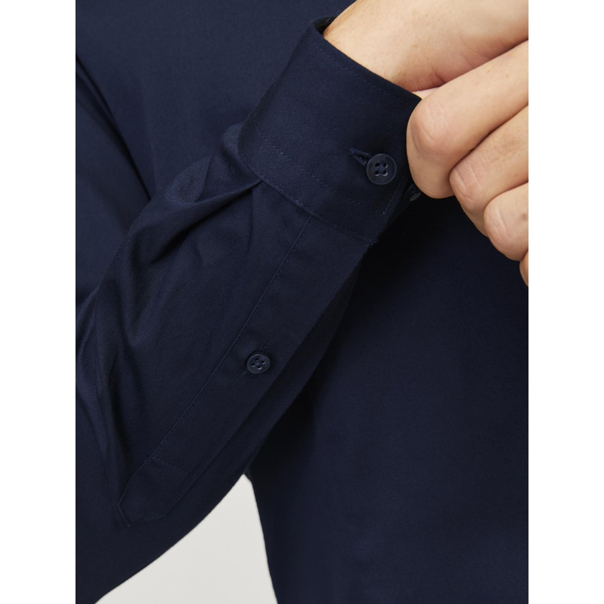 Chemise super slim bleu marine, JACK & JONES