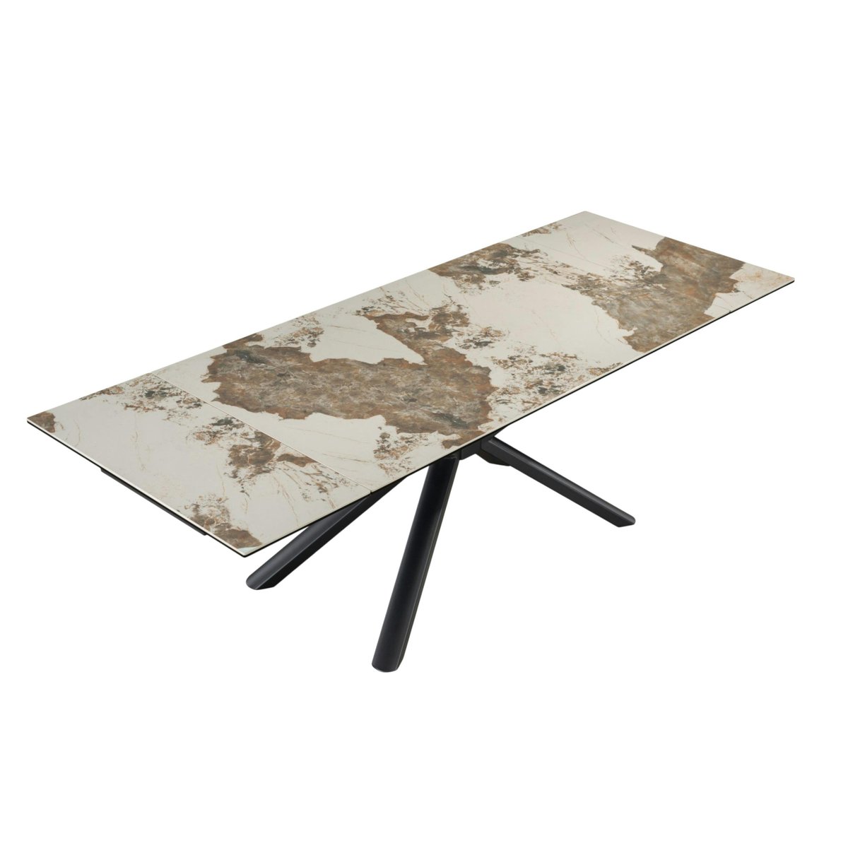 Table extensible en céramique 6/8 places ORIS blanc, PIER IMPORT