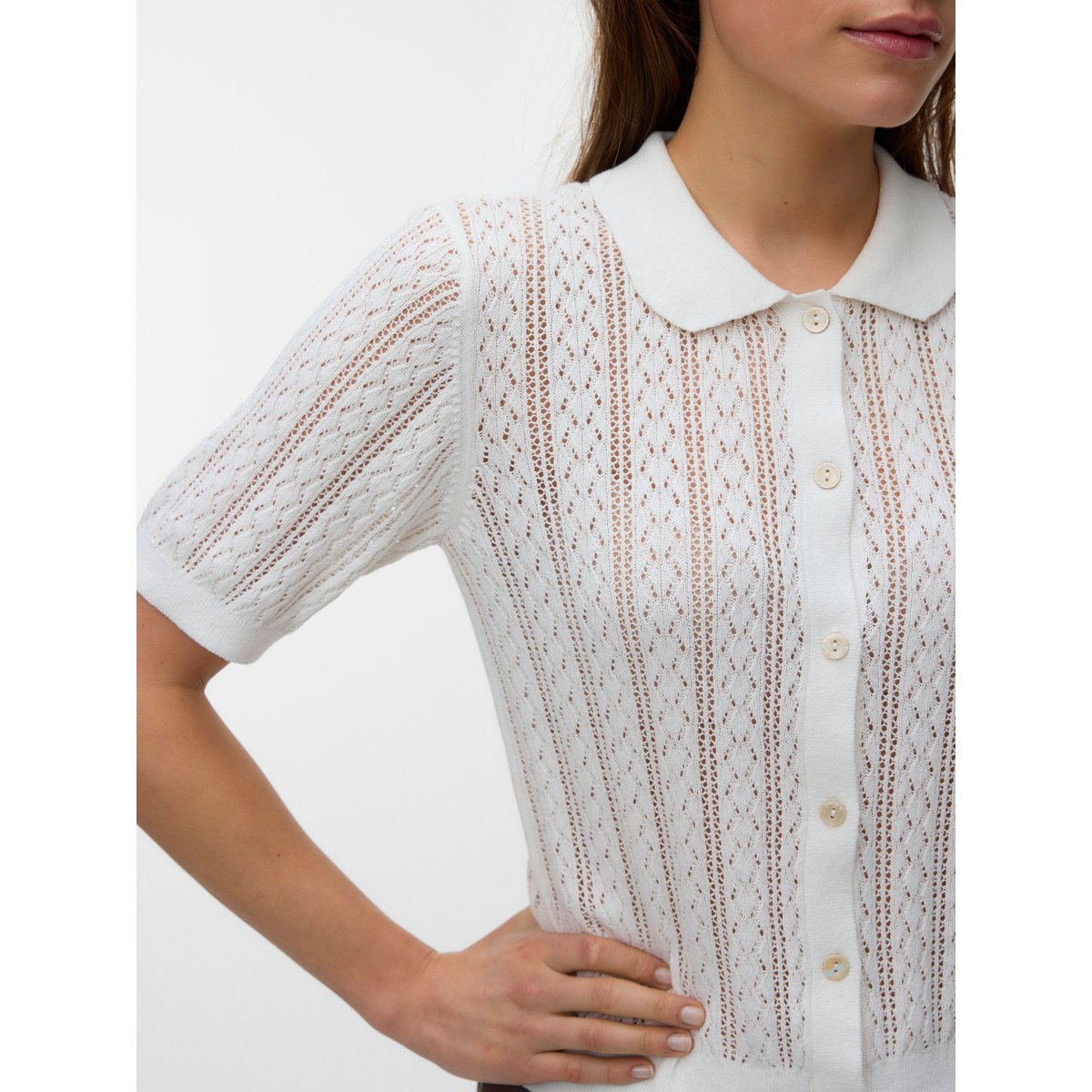 Pull En Maille snow white, VERO MODA