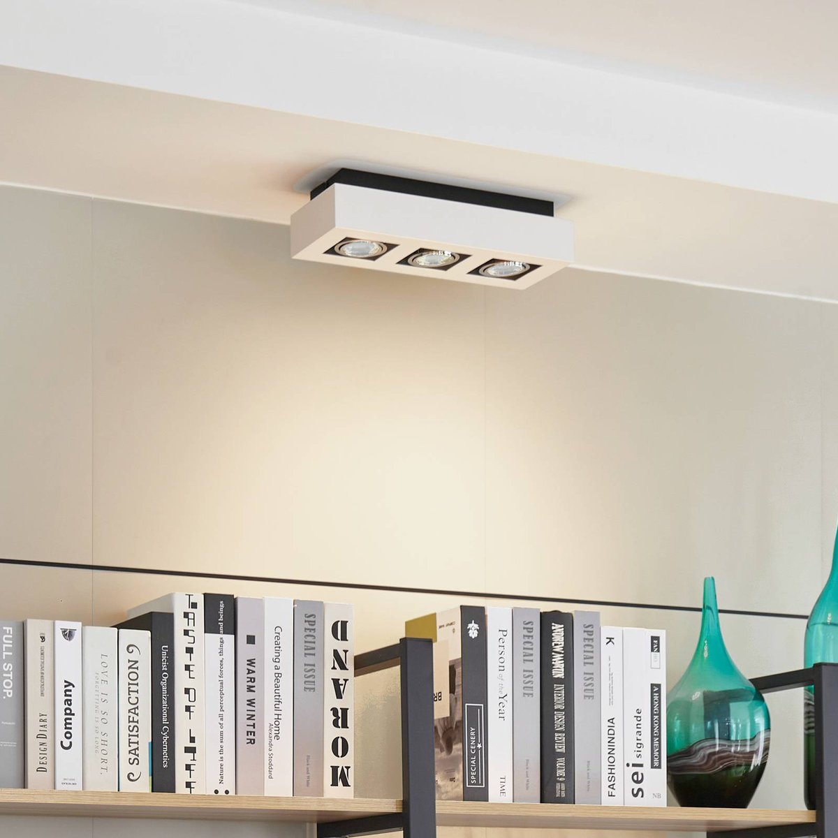 Spot en aluminium moderne, Vince blanc, ARCCHIO
