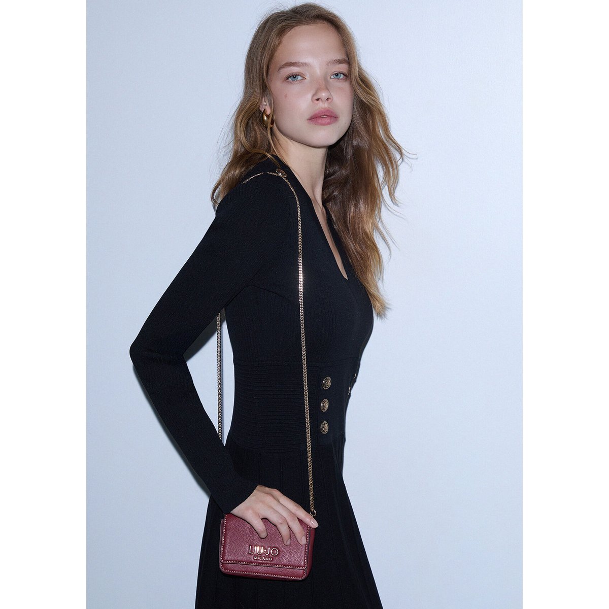 Mini sac à bandoulière rouge, LIU JO