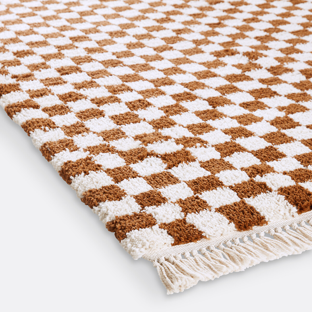 Tapis damier, Danito cognac, LA REDOUTE INTERIEURS