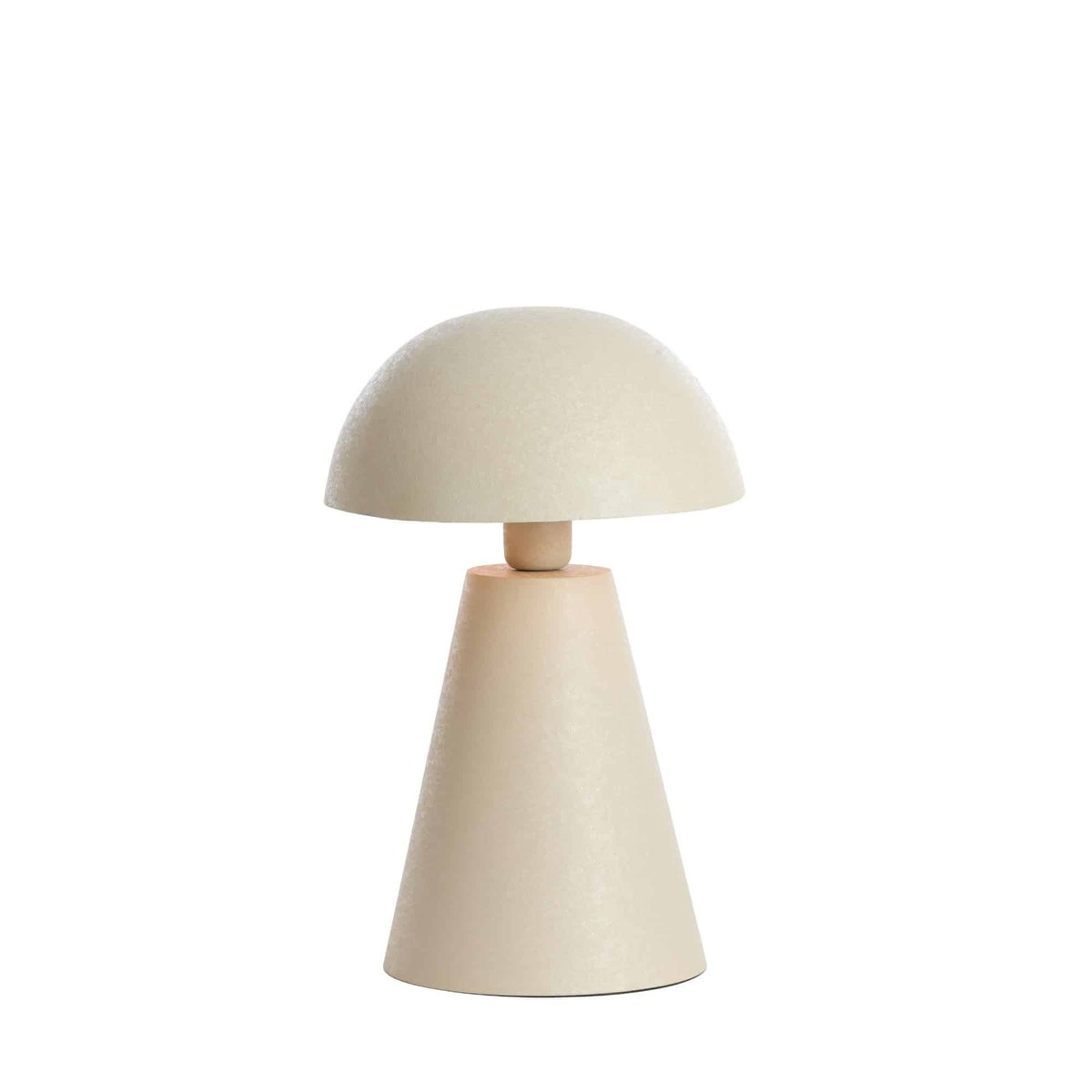 Lampe À Poser Métal SURRINA gris clair, LIGHT & LIVING 