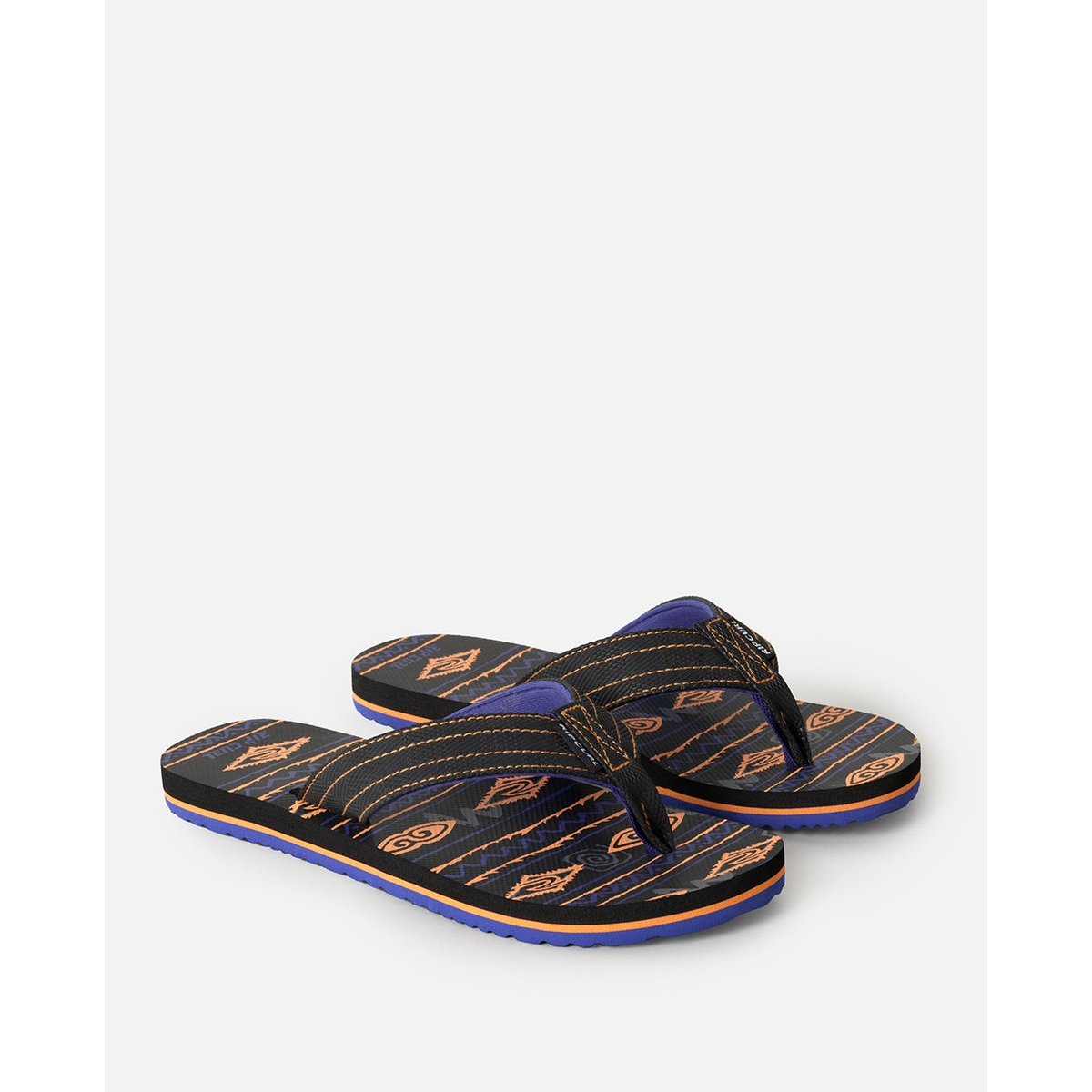 Boardshort RIPPER 2 BLOOM OPEN TOE - BOY noir/orange, RIP CURL
