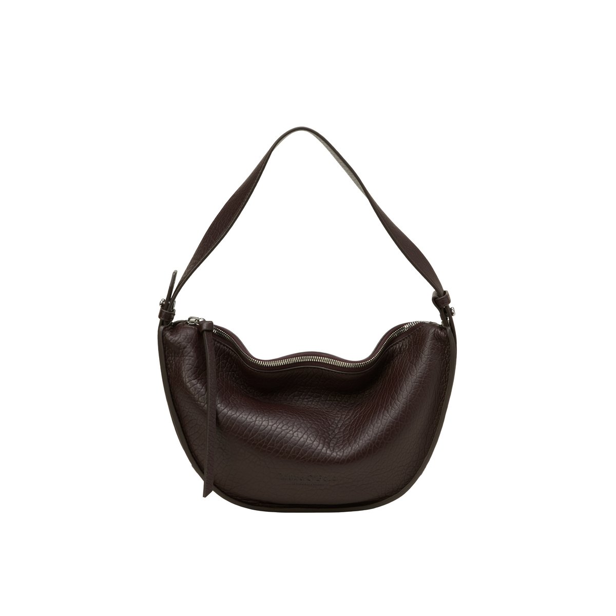 Sac à bandoulière medium en slouchy shape avec fond fixe rouge fonce, MARC O'POLO