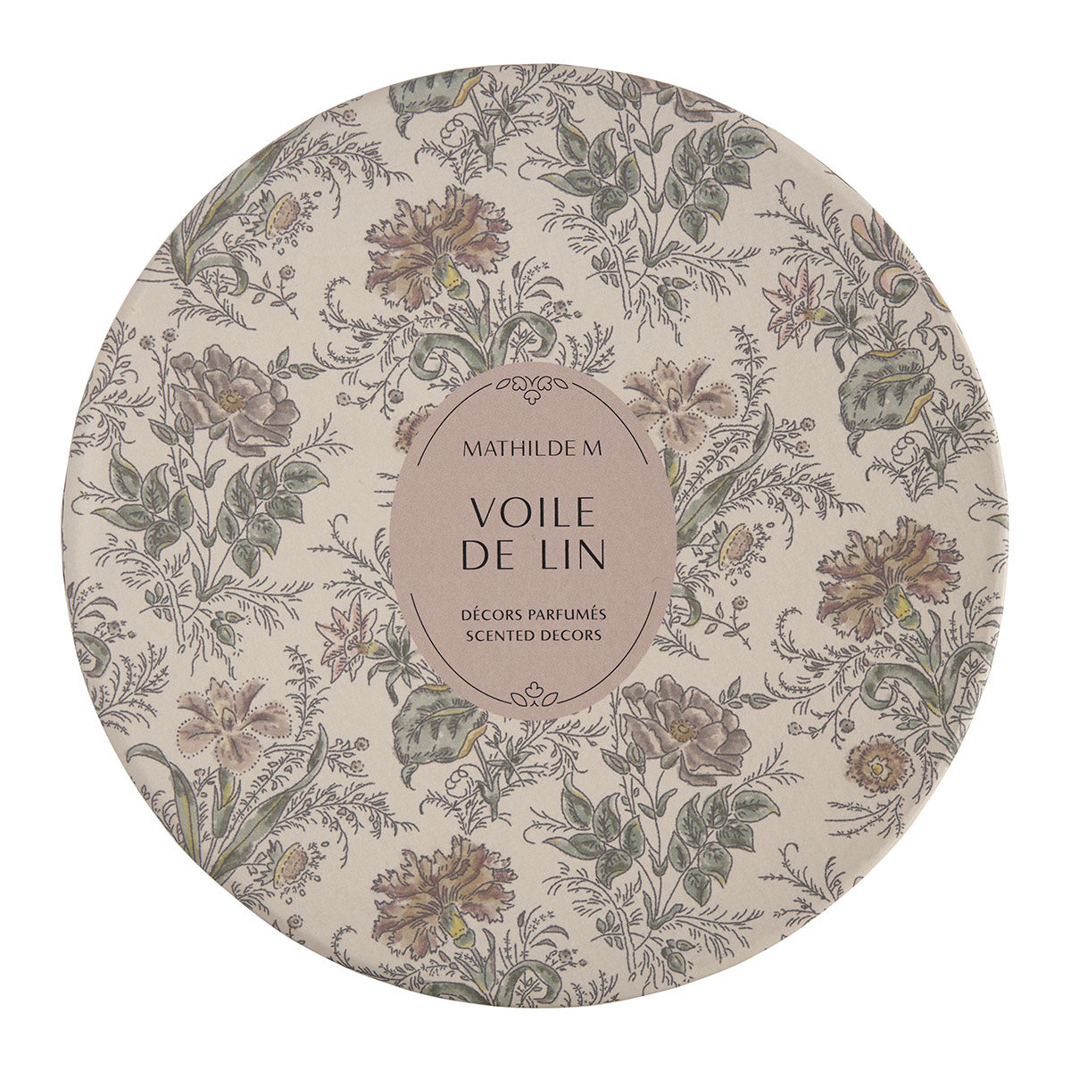 Coffret de 5 décors parfumés - Voile de Lin blanc, MATHILDE M