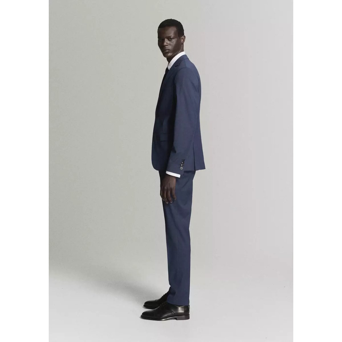 Pantalon costume Parí super slim-fit bleu encre, MANGO MAN