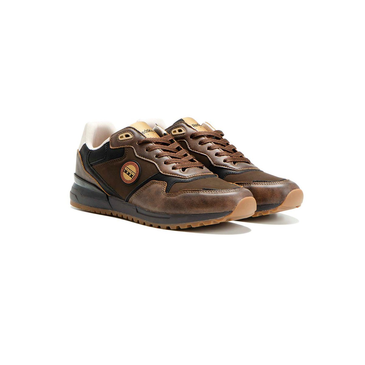 Baskets toile OYATO marron, REDSKINS