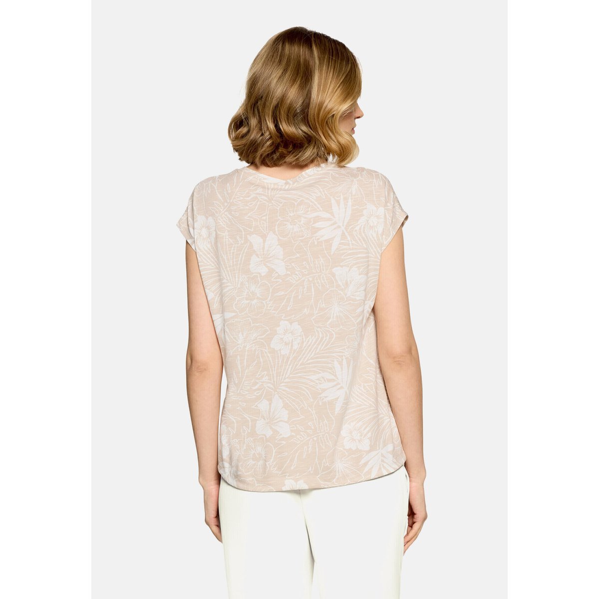 Haut casual à cordon coulissant sous tunnel beige/cream, BETTY BARCLAY