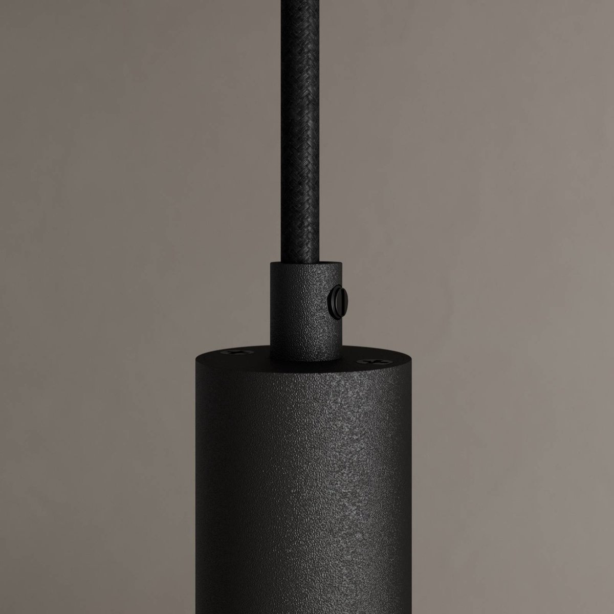 Suspension en aluminium moderneLED, Franka noir (ral 9005), ARCCHIO