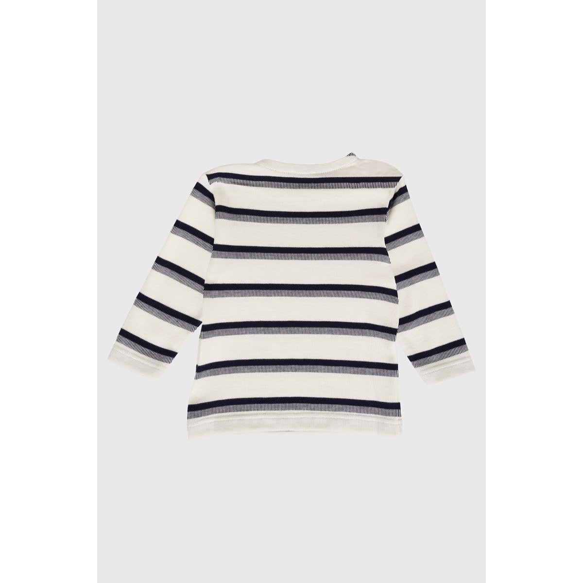 Marinière jacquard en coton léger BABY nature/marine deep, ARMOR-LUX