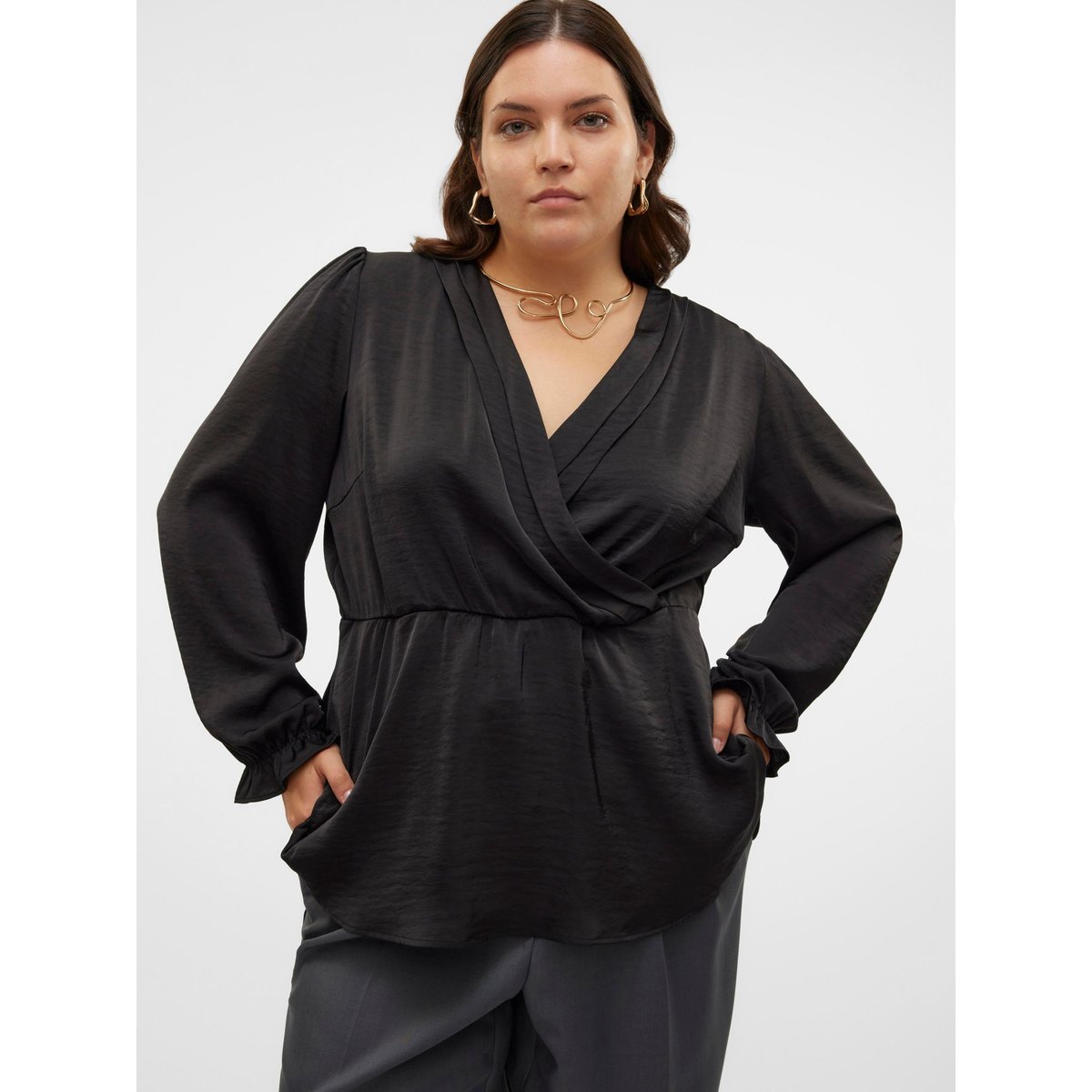 Blouse noire - black, VERO MODA