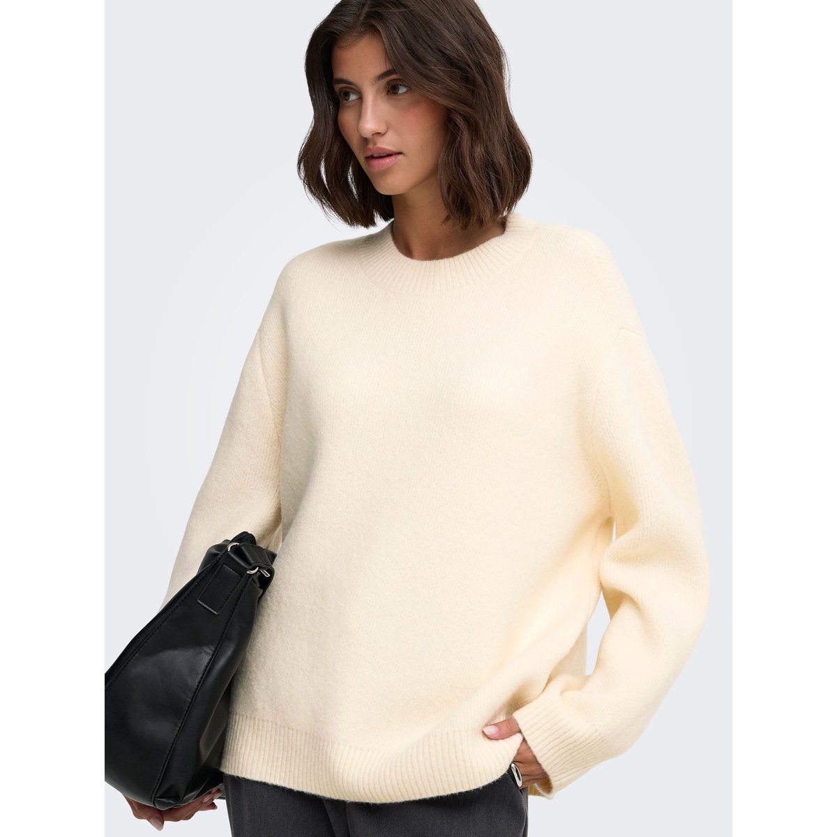 Pull En Maille oatmeal 1, JDY